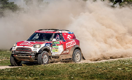 Kuba Przygoński kończy rajd Hungarian Baja na podium