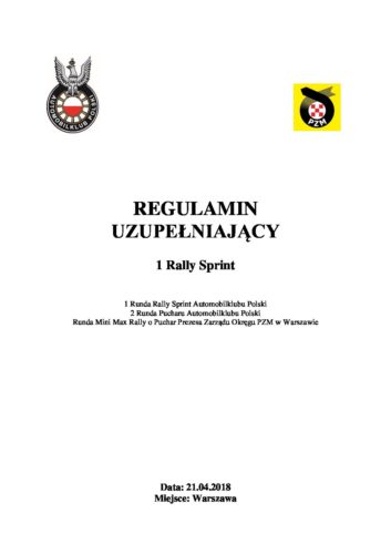 Regulamin 1RS