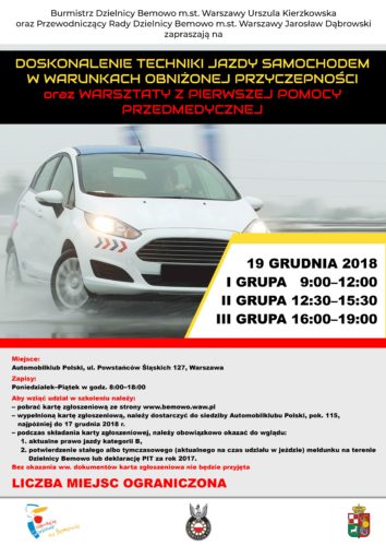 doskonalenie jazdy _plakat