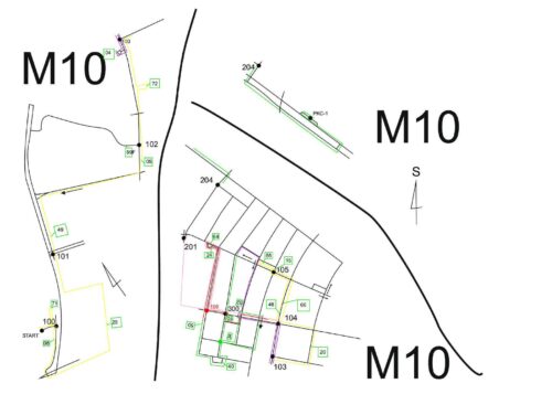 Wzór przejazdu – mapa