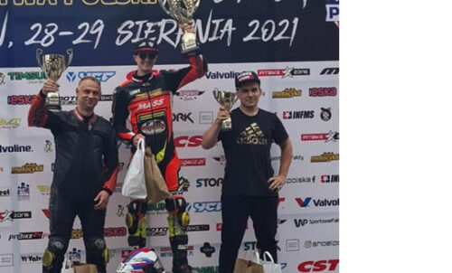 Marcin Burzyński Wicemistrzem Polski PitBike