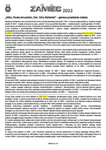 Materiał do testu turystycznego v2.0 Wzór