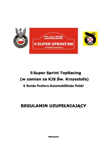 5 Super Sprint Top Racing 05.11.2022