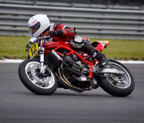 Michał Bloch na podium Slovakia Ring