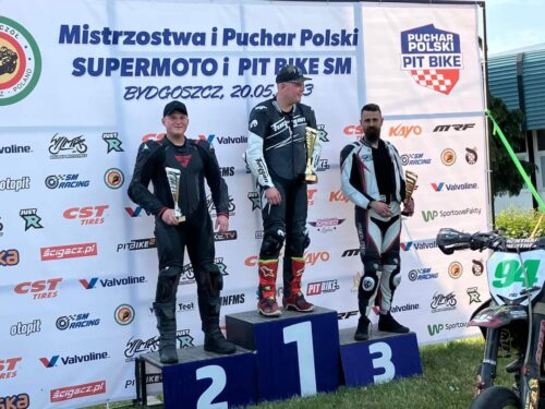 II miejsce w I rundzie Supermoto w klasie Amator