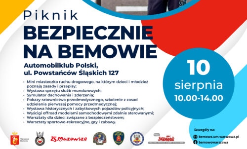 Piknik „Bezpiecznie na Bemowie”