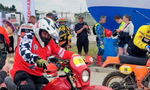 Leszek Gontarczyk trzeci w Mistrzostwach Europy Enduro Vintage