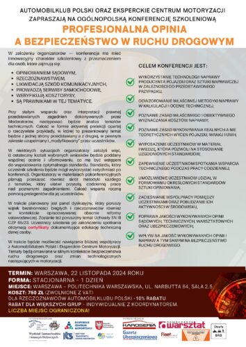 Plakat konferencja popr