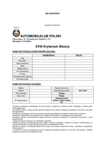 zgloszenie bizony