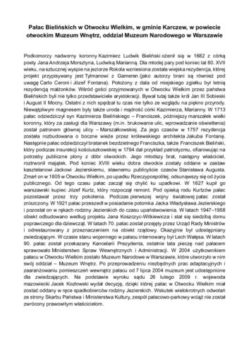 Materiał do testu turystycznego